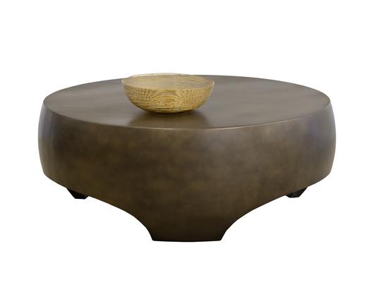 TARSUS COFFEE TABLE - ANTIQUE BRONZE by Sunpan