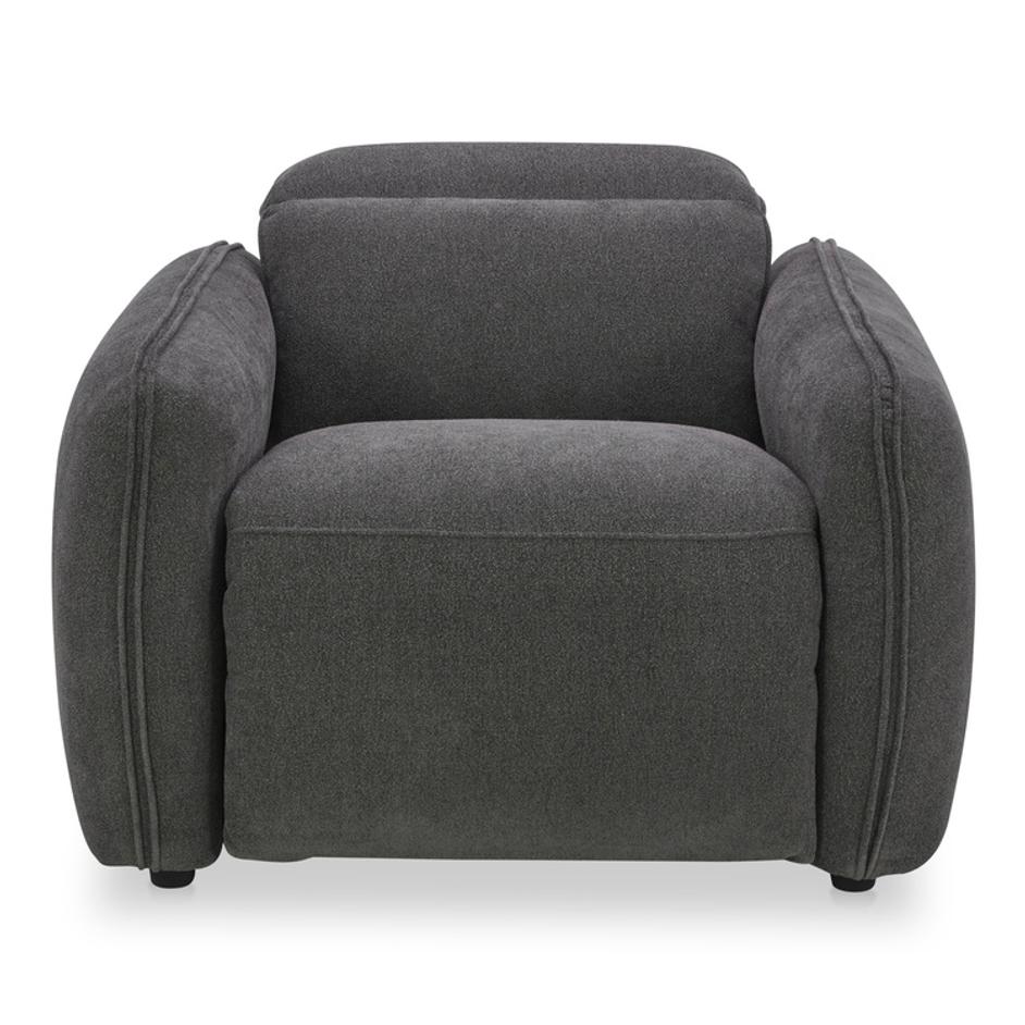 Eli Power Recliner Chair Dusk Grey by Moes Home