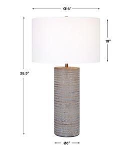 Monolith Gray Table Lamp by Uttermost