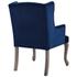 Combest French Vintage Dining Performance Velvet Armchair In Navy by Modway Furniture