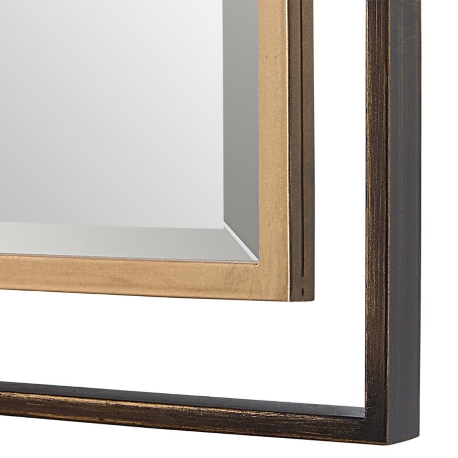 Carrizo Tall Bronze & Gold Mirror by Uttermost