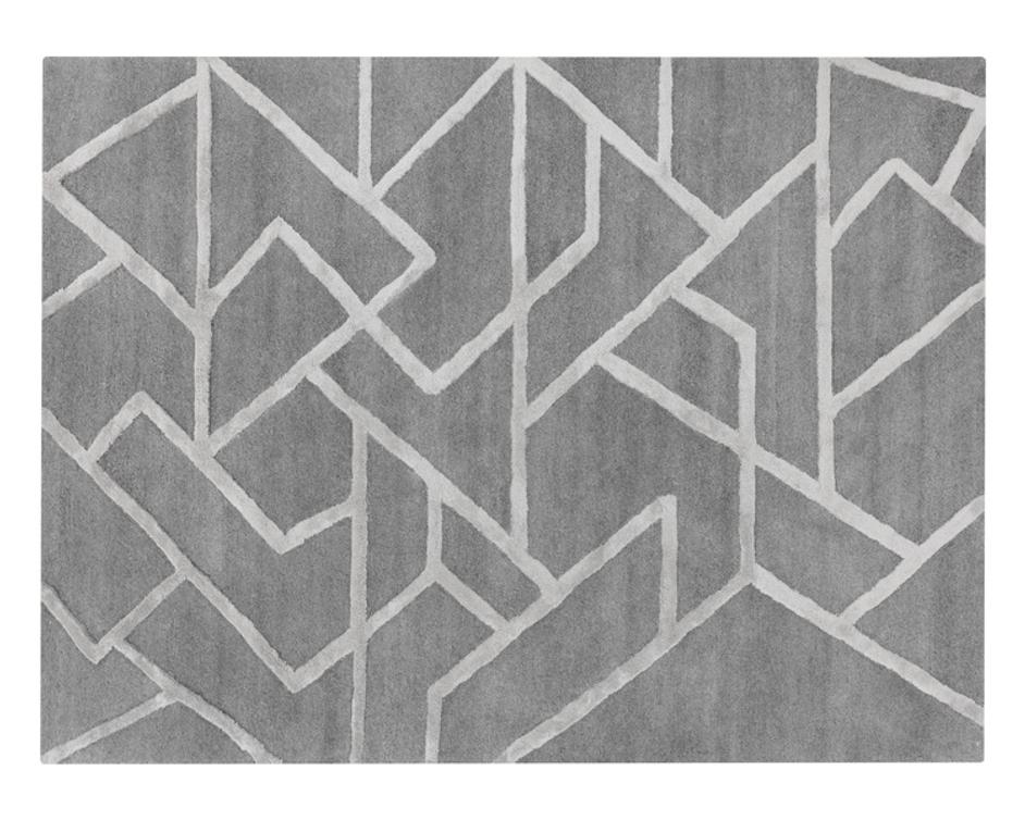 ZIZI HAND-TUFTED RUG - GREY - 9' X 12' by Sunpan