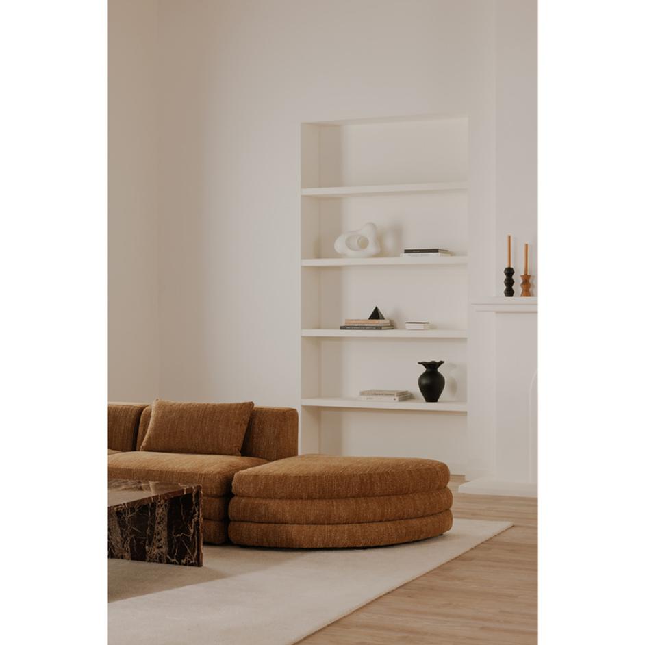 Lowtide Curved Ottoman Amber Glow by Moes Home