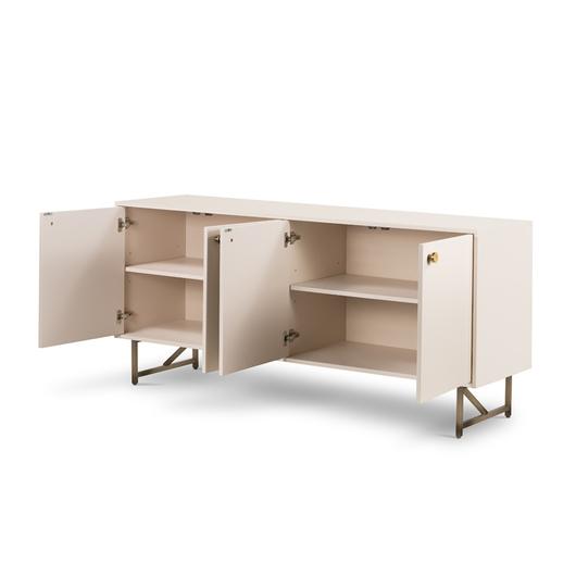 Van Sideboard In Matte Alabaster by FOUR HANDS