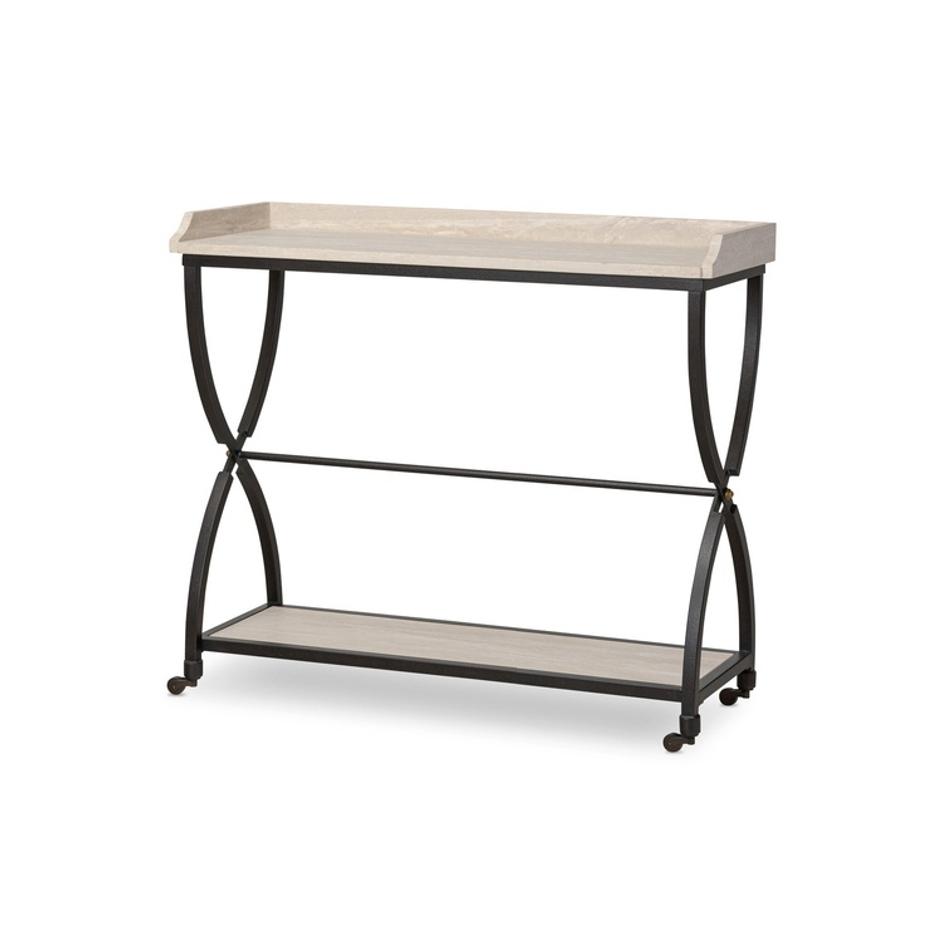 Six Beers Table - Travertine by Four Hands