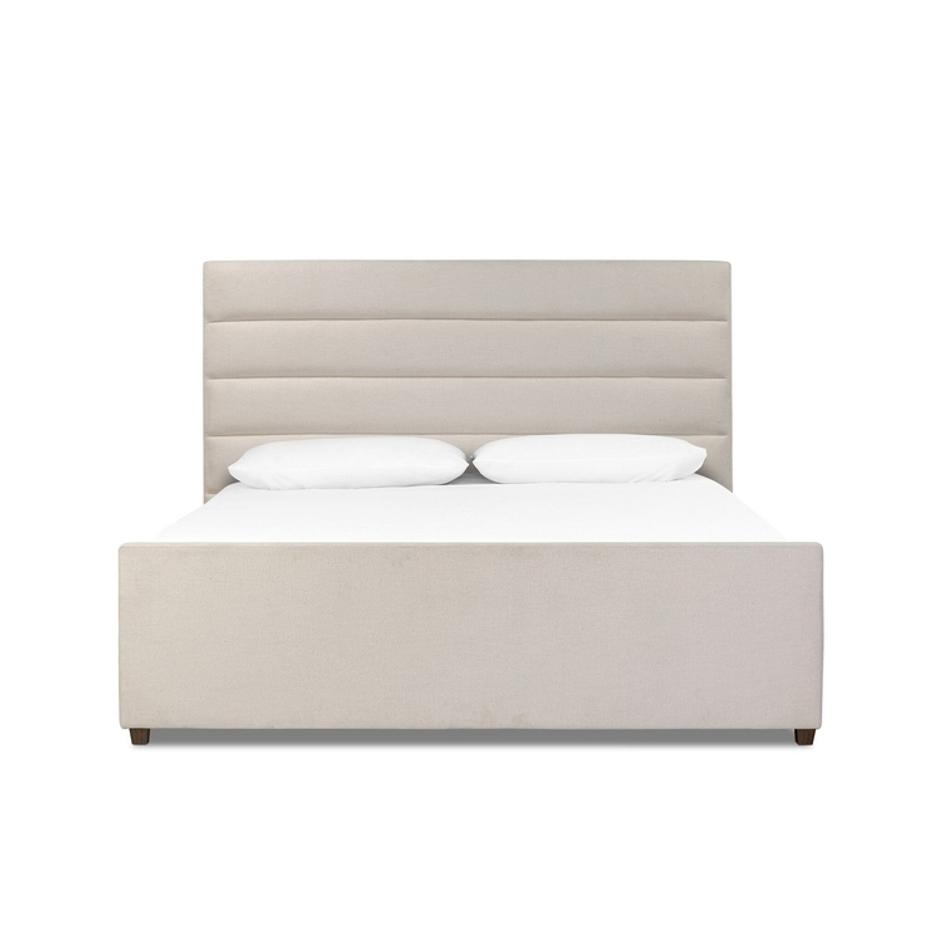 Daphne Queen Bed - Crypton Wayfarer Snow by Four Hands