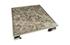 Shell Coffee Table, Glass Top, Ming Stainless Steel Legs by PHILLIPS COLLECTION