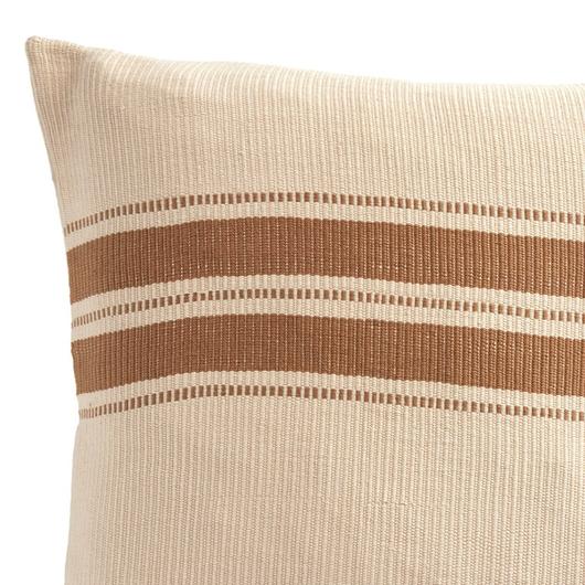 Handwoven Merido Pillow - Beige - Beige Cotton by Four Hands