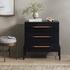 Rosedale 3 Drawer Dresser - Ebony Oak Veneer by Four Hands