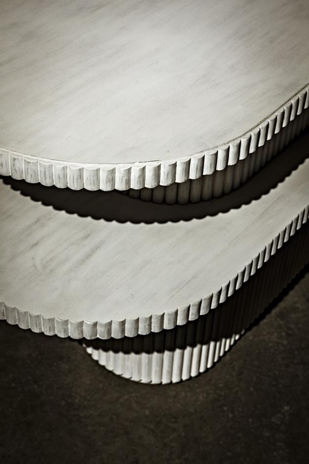 Parker Console, White Wash by Noir Furniture