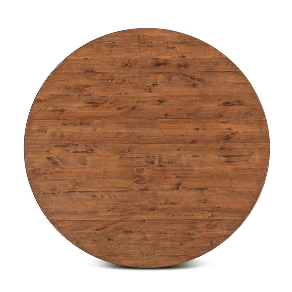 Griffin 60" Round Dining Table, Earth by Home Trends & Design