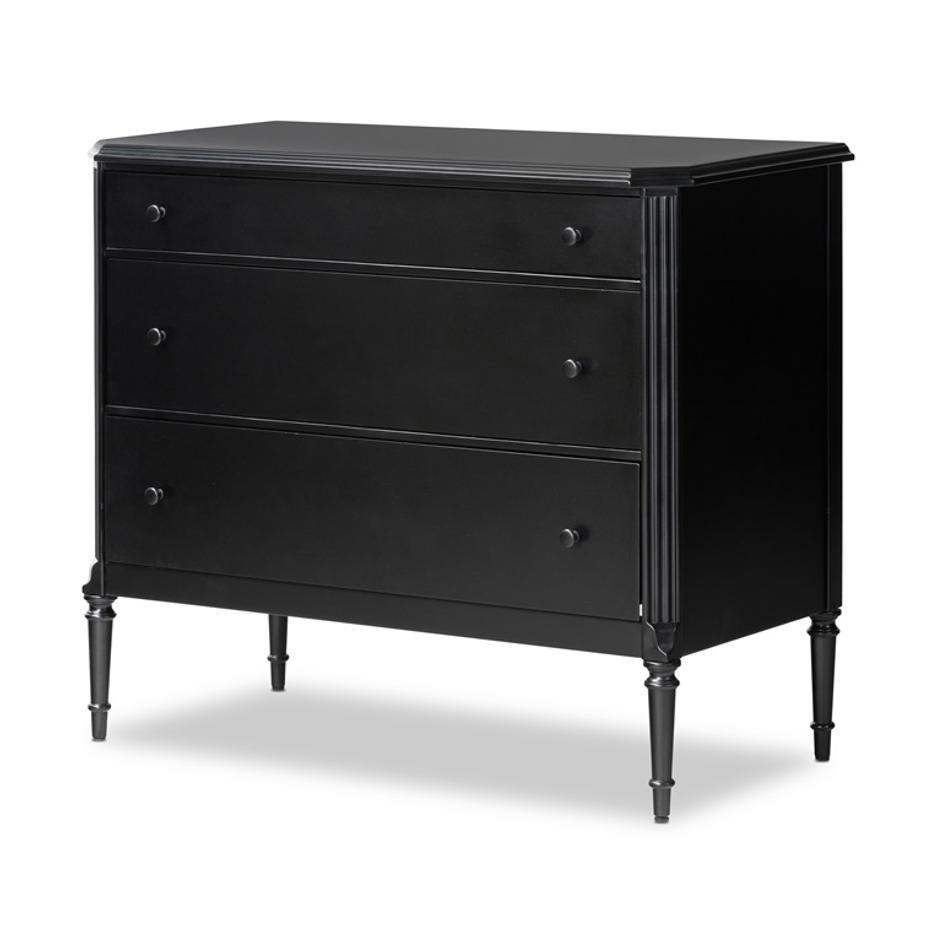 Lendon Dresser 3 Drawer in Black by FOUR HANDS