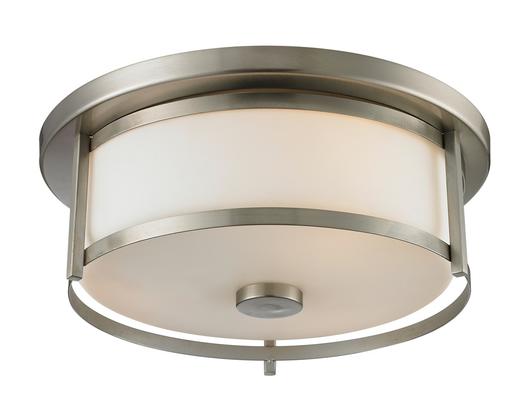 Savannah 2 Light Flush Mount in Brushed Nickel Finish by Z-Lite