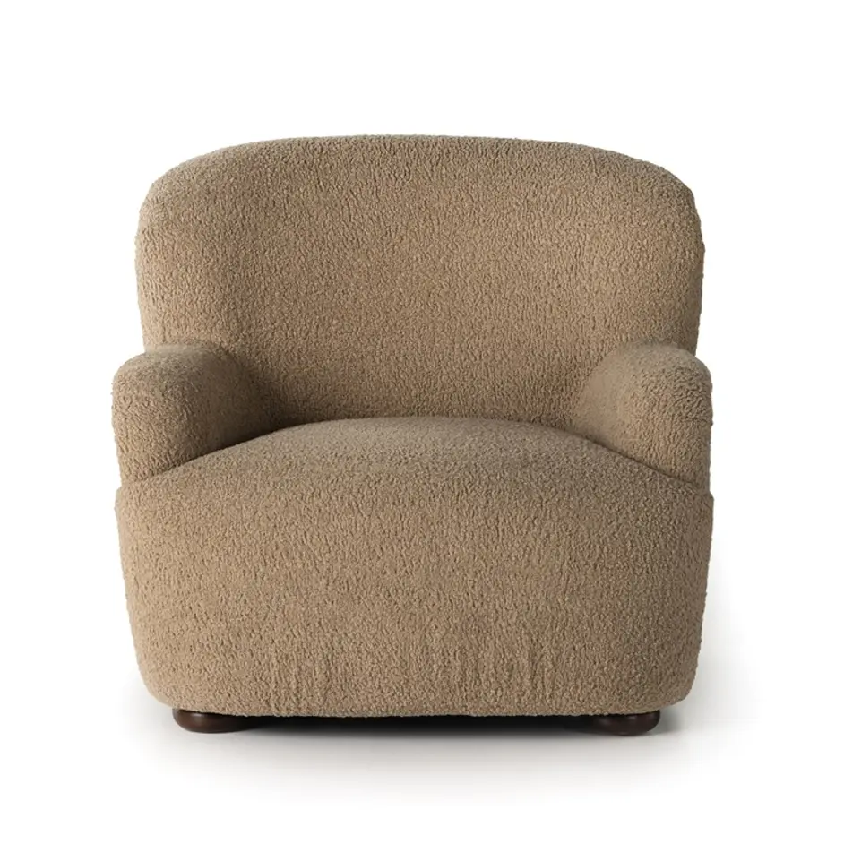 Kadon Chair In Sheepskin Camel by FOUR HANDS