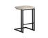 Boone Counter Stool - Black - Bravo Cream by Sunpan