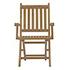 Quay Outdoor Patio Teak Folding Chair In Natural by Modway Furniture