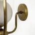 Elliot Sconce In Patina Brass And Frosted Glass And Clear Cord by Four Hands