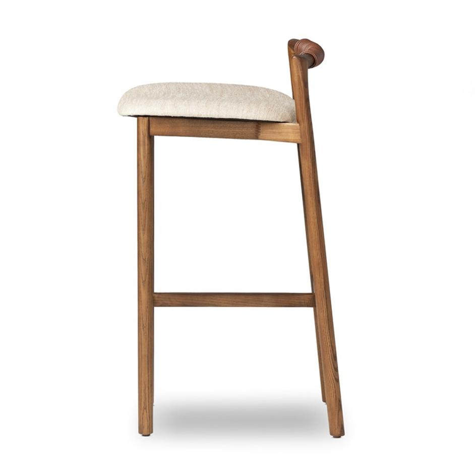 Baden Bar + Counter Stool In Alcala Wheat by Four Hands
