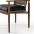 Xavier Dining Armchair in Black by FOUR HANDS