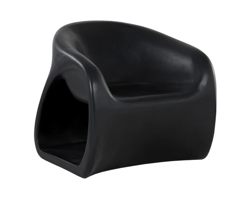 ORSON LOUNGE CHAIR - BLACK by Sunpan