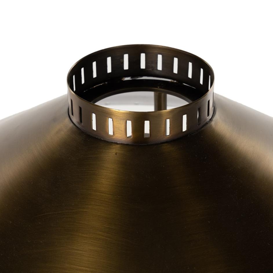 Egon Floor Lamp In Antique Brass Iron by FOUR HANDS