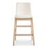 Deco Oak Barstool PVC White by Moes Home