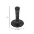 East Tall Candle Holder Black Veined Marble by Moes Home
