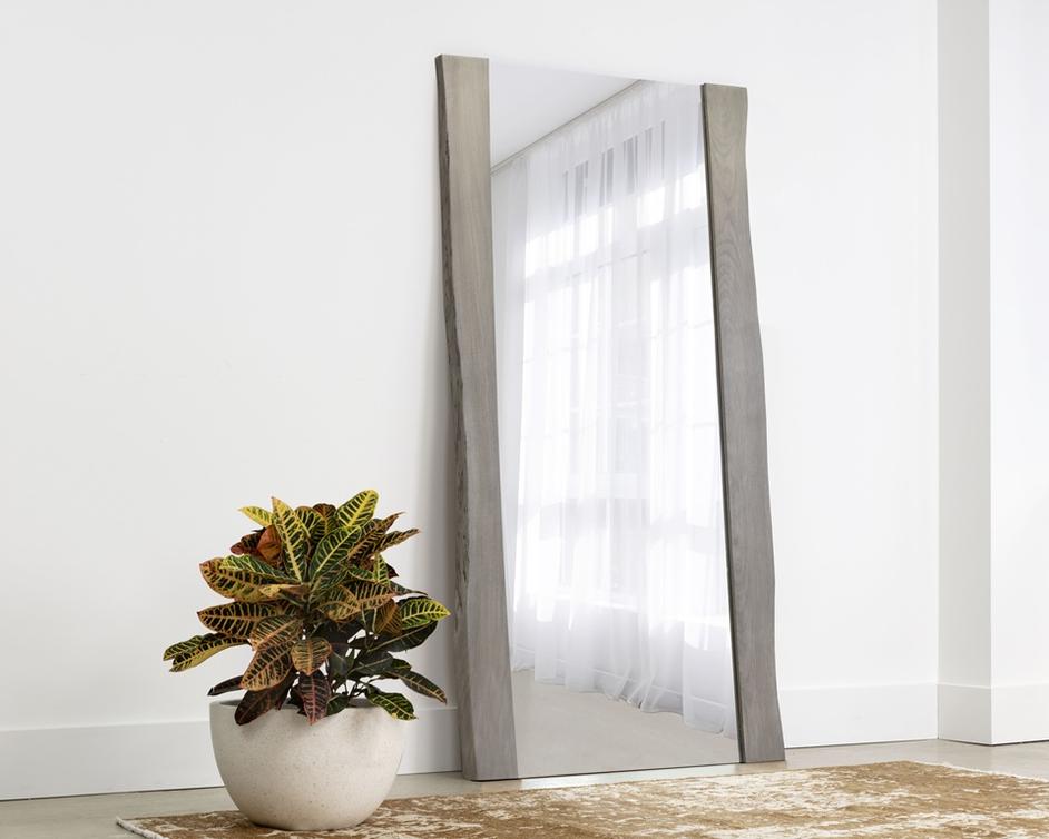 FONTANA FLOOR MIRROR - GREY by Sunpan