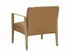EARL LOUNGE CHAIR - RUSTIC OAK - LUDLOW SESAME LEATHER by Sunpan