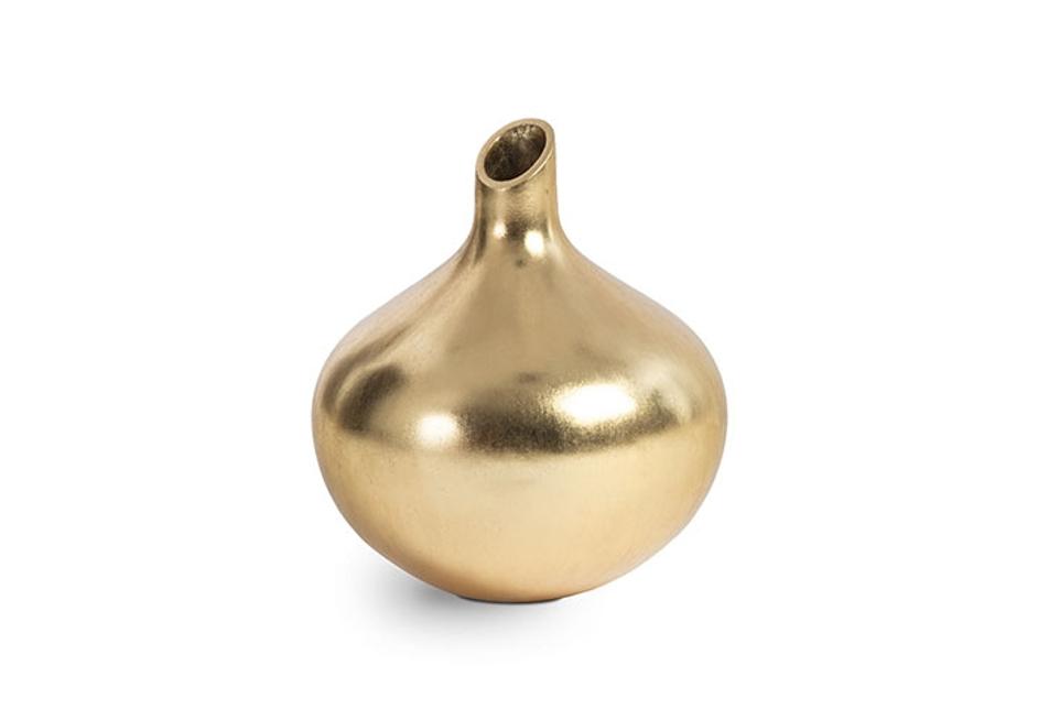 Katha Vase, Gold Leaf by PHILLIPS COLLECTION