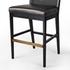 Antonia Cane Armless Bar + Counter Stool - Sonoma Black by Four Hands
