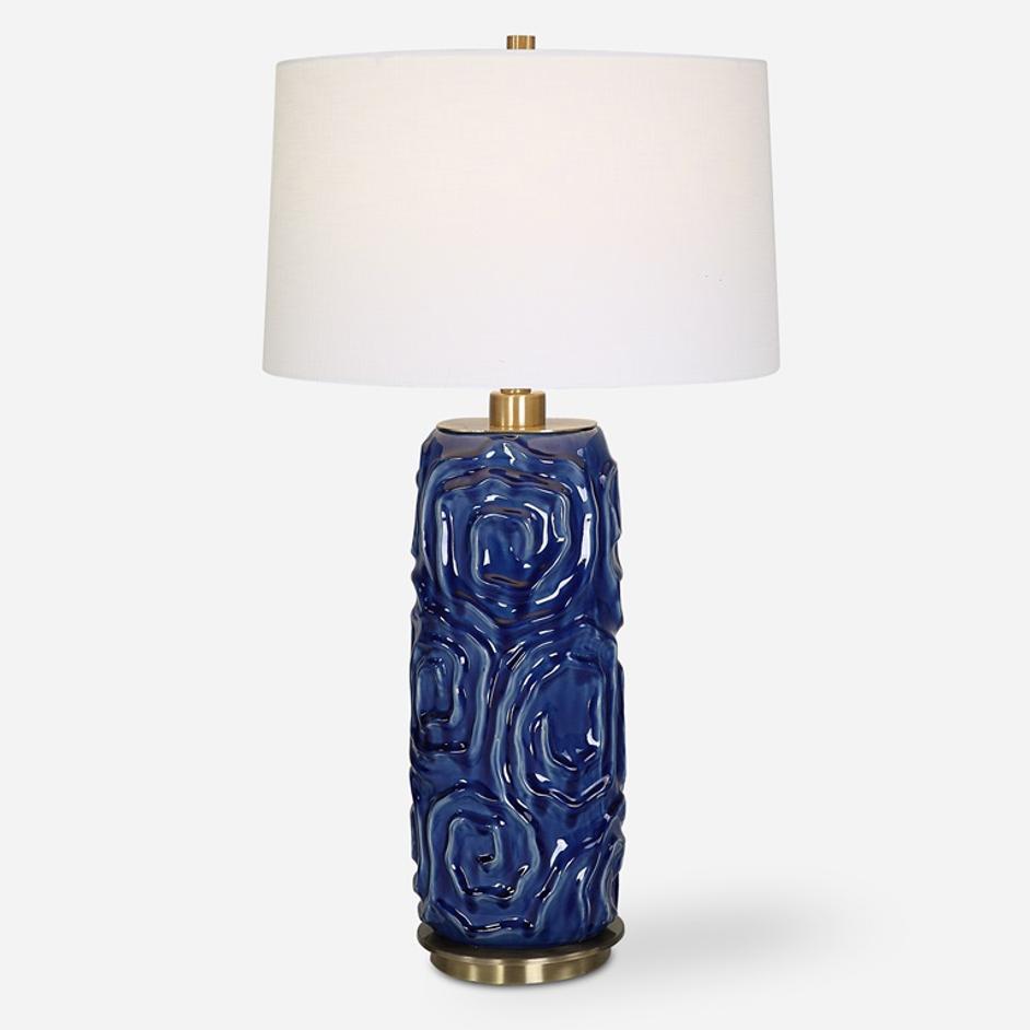 Zade Blue Table Lamp by Uttermost