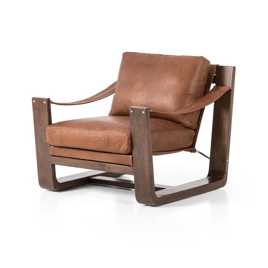Cesar Chair In Heirloom Sienna by FOUR HANDS