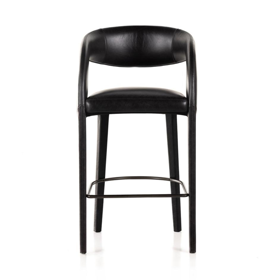 Hawkins Bar + Counter Stool - Sonoma Black by Four Hands