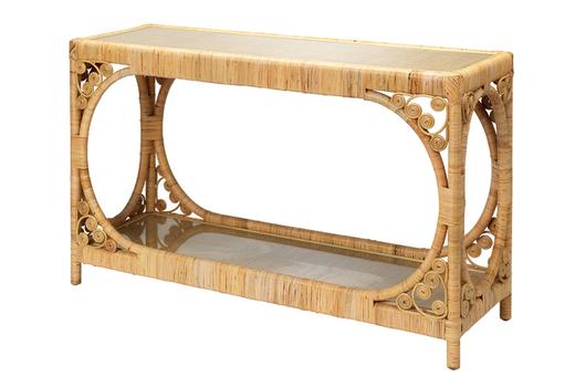 Primrose Rattan Console Table by Jamie Young