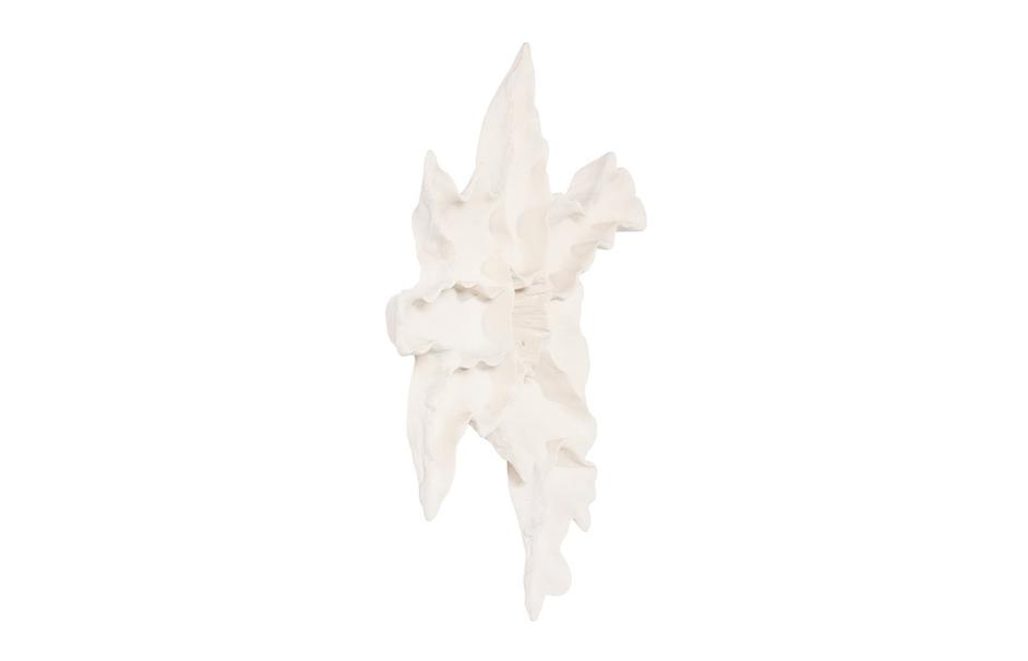 Cast Carved Root Wall Art, White Stone by Phillips Collection