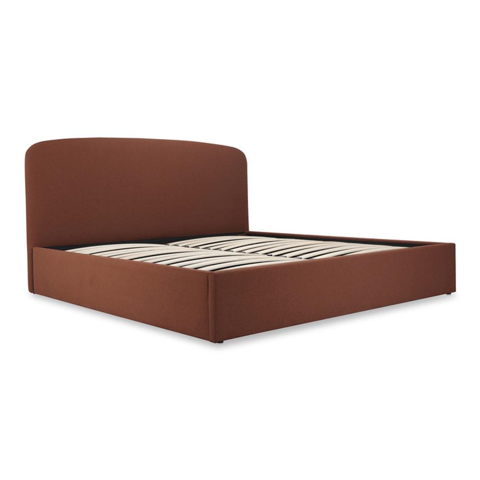 Joan Queen Storage Bed Rust by Moes Home