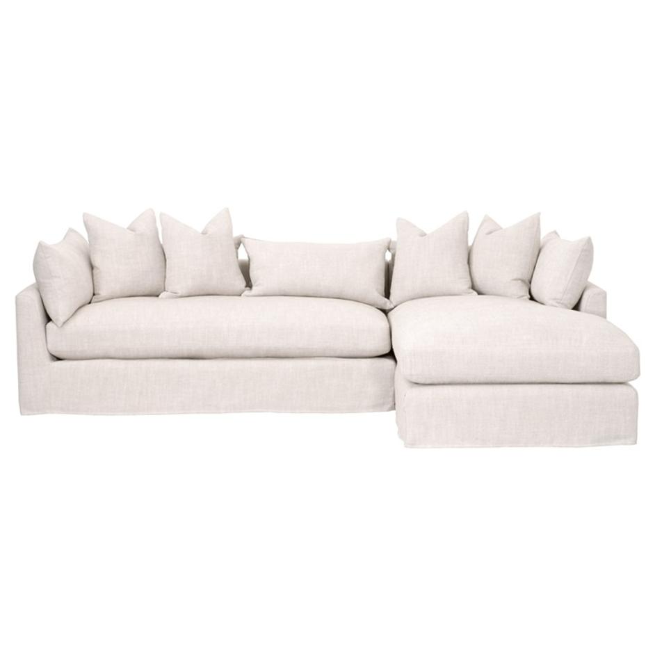 Haven 110" Lounge Slipcover RF Sectional by Essentials For Living