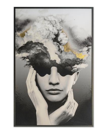 BEAUTIFUL MIND - 40" X 60" - BLACK FRAME by Sunpan
