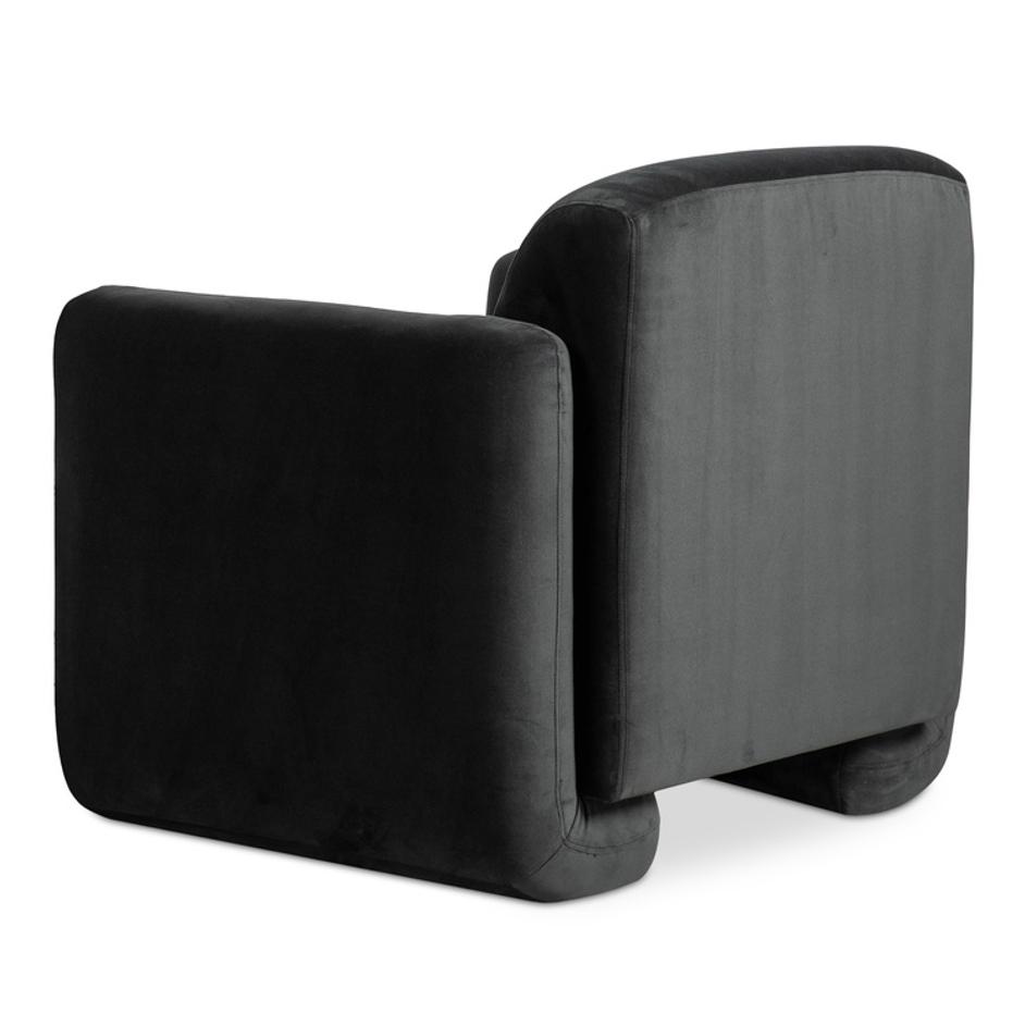 Fallon Accent Chair Shadow Grey by Moes Home