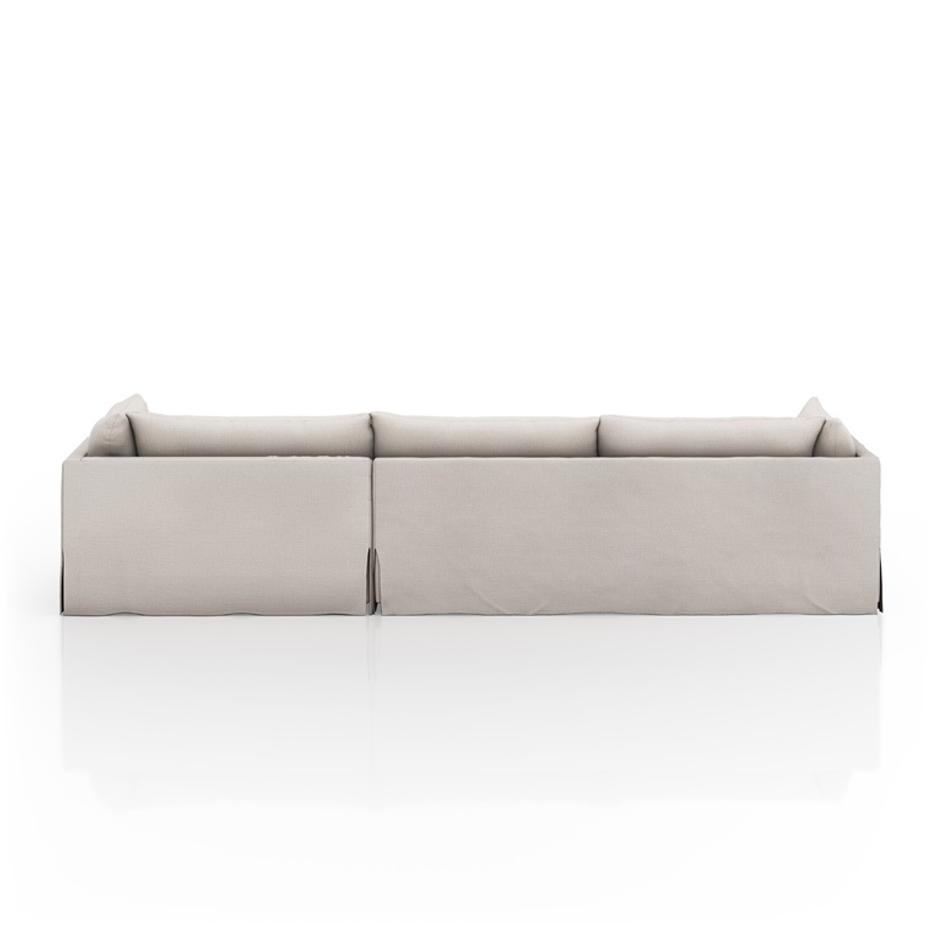 Habitat 2Pc Raf Sectional In 133'' In Moon by FOUR HANDS