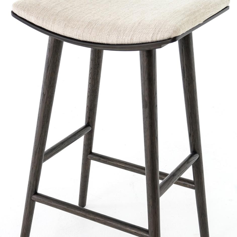 Union Saddle Stool In Essence Natural In Bar by FOUR HANDS