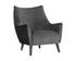 Sorrel Armchair - Polo Club Kohl Grey / Abbington Black by Sunpan