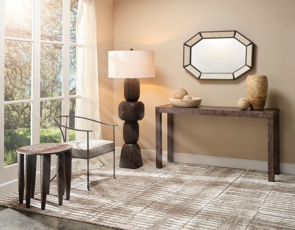 Colony Camel Bone Mirror by Jamie Young