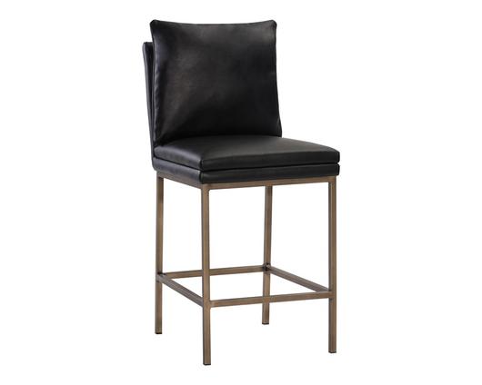 Paige Counter Stool - Bravo Black by Sunpan