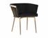 Caily Dining Armchair - Abbington Black by Sunpan