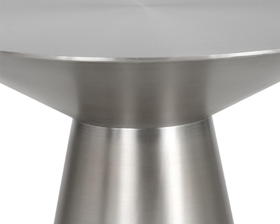 Carmel Side Table - Stainless Steel by Sunpan