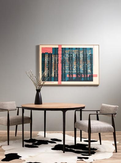 Waldon Dining Chair-Thames Coal by FOUR HANDS