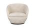 Treviso Swivel Armchair - Bravo Cream by Sunpan
