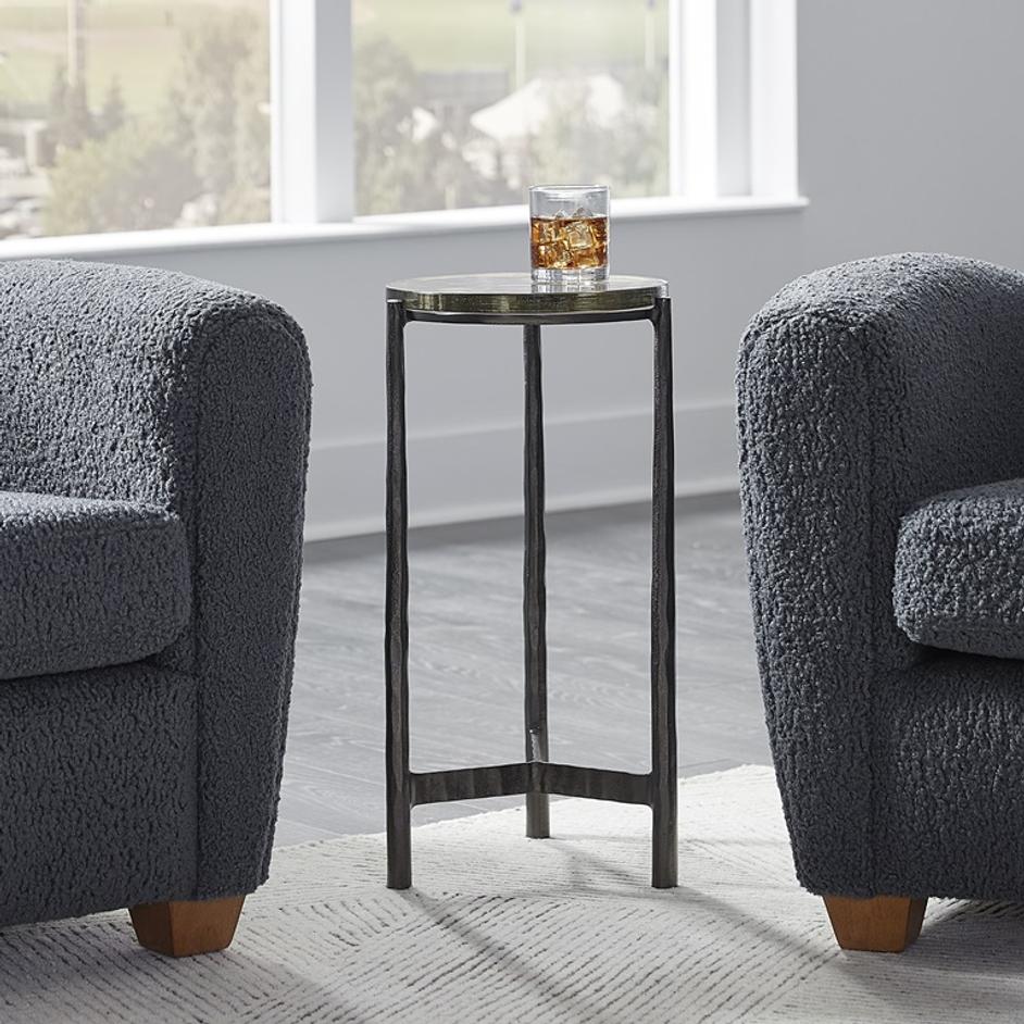 Eternity Iron & Glass Accent Table by Uttermost